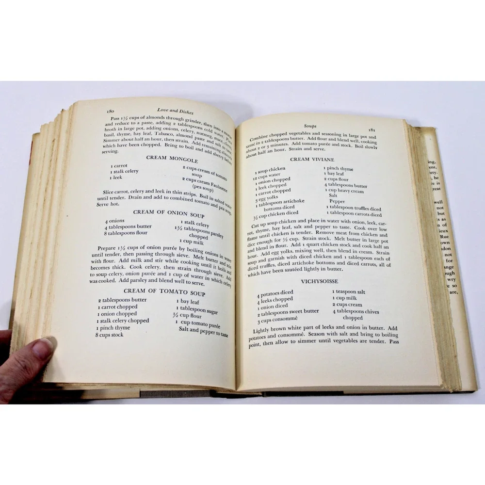1950 Advance Copy 1st Edition- Love and Dishes by Niccolo De Quattrociocchi